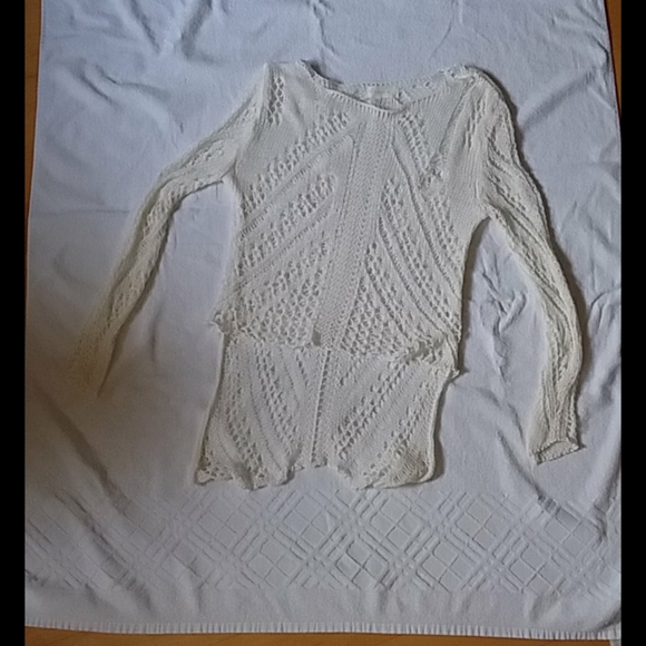 Loft 82 high low loose knit sweater - Picture 6 of 8